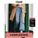 ELAND衣戀直筒闊腿牛仔褲女小個(gè)子棉感微彈九分褲2024春季新款-1 淺牛仔色(56)L/Indigo S