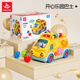 匯樂(lè )玩具（HUILE TOYS）開(kāi)心樂(lè )園巴士嬰幼兒童電動(dòng)玩具車(chē)寶寶小汽車(chē)男女孩生日禮物