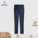 布克兄弟（BrooksBrothers）男士秋綿羊毛透氣清爽垂墜感長褲 4003-藍色 34 34/34