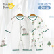 翹腳鴨（Tiptoe Duck）嬰兒衣服新生兒夏季薄款連體衣寶寶內(nèi)衣貼身睡衣 熊博士2件 80cm
