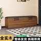 淺梵免安裝家用實(shí)木穿換鞋凳進(jìn)門(mén)口坐凳鞋柜一體入戶(hù)玄關(guān)可坐儲物收納 胡桃色三層150cm-黑色坐墊