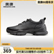 奧康（Aokang）官方男鞋 春季新款時(shí)尚便捷運(yùn)動鞋真皮舒適戶外運(yùn)動休閑皮鞋 黑色 41 255mm
