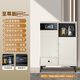 久的2024新款全鋁合金茶吧機(jī)一體柜帶消毒柜飲水機(jī)冷熱兩用茶吧機(jī)家用高端客廳用制冷+制熱+可調(diào)溫語音 【白色】 冷熱-雙門-帶贈品 冷熱型