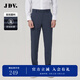 杰帝梵（J.D.V）男裝春夏新品藏青色直筒百搭透氣通勤西褲褲子 藏青 M 175/80B