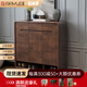 雷勒（rayle）全實木鞋柜家用門口新款簡約現(xiàn)代進(jìn)入戶門客廳玄關(guān)收納儲物一體柜 YX03鞋柜實木包送裝120*36*101cm