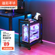 溢彩年華電腦主機(jī)放置架增高托架電競房移動小推車儲物架零食收納架6856