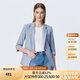 PRICH【防曬UPF50+涼感】四面彈抑菌薄外套夏新款簡約西裝女 50藍(lán)色 L 165