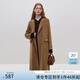 范思藍(lán)恩23FS14161正肩西裝大衣女秋冬中長(zhǎng)款氣質(zhì)雙面羊毛呢外套 摩卡駝 M