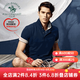 圣大保羅男裝2025夏季純棉商務(wù)休閑男裝上衣合身翻領(lǐng)polo體恤衫短袖t恤男 深藍(lán)色K9 M (48) 165/84B