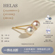 helas赫拉Akoya海水珍珠耳釘18K黃金耳環(huán)首飾女輕奢小燈泡耳飾生日禮物 18K金-黃金色耳針 8.0-8.5mm（標(biāo)準(zhǔn)款 存在感強(qiáng)）