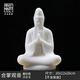 石石刻刻漢白玉雕佛像觀(guān)音菩薩家用坐蓮觀(guān)音神像南海觀(guān)世音雕刻擺件家用 漢白玉合掌觀(guān)音丨磨砂款（不含底座）