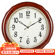 SEIKO日本精工歐式現(xiàn)代客廳臥室辦公室簡(jiǎn)約圓形創(chuàng)意時(shí)尚石英掛鐘表 AHS521B