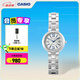 卡西歐（CASIO） SHEEN系列守護(hù)星SHE-4528防水女士手表石英表腕表 送女友禮物 SHE-4528D-7AUPR