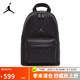 Jordan男女喬丹 PU皮 壓紋數(shù)字圖案 老花系列 雙肩包HV1621-010黑 均碼