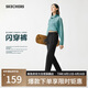 斯凱奇（Skechers）閃穿褲夏季女士休閑褲修身顯瘦運(yùn)動(dòng)褲吸濕速干九分褲長(zhǎng)褲P225W293