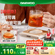 大宇（DAEWOO） 加熱杯墊 保溫杯墊恒溫杯墊暖茶水杯墊加熱電熱杯墊辦公室茶座暖奶器送禮 IC02奶糖白