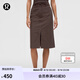 lululemon丨City Sleek 女士高腰半身裙 LW8ALKS 濃縮咖啡色 26