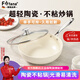 Fofana德國超輕陶瓷不粘鍋炒鍋平底鍋家用炒菜鍋少油煙電磁爐燃氣灶通用 【當/次日達】陶瓷鍋+導熱板 28cm