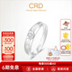 CRD克徠帝【現(xiàn)貨閃發(fā)】俊朗鉑金鉆戒鉆石戒指男戒婚戒 4分