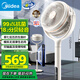 美的（Midea）【輕羽靜謐】空氣循環(huán)扇四季凈化扇家用落地扇直流變頻電風(fēng)扇大風(fēng)力臺扇空調伴侶手機遙控GDH24HG