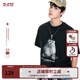BJHG陳赫同款不計(jì)后果 小貓t恤短袖男款夏季美式新款潮牌情侶半袖上衣 石墨黑 XL