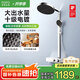 日豐漢斯境雨淋浴花灑套裝衛(wèi)生間家用明裝全銅沐浴器套裝雅格平替 鏡面漢斯-精銅水路+冷熱款右旋鈕