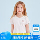 笛莎（DEESHA）笛莎童裝女童甜趣乖巧T恤2024夏季中大童水果繡花多色短袖T恤