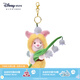 迪士尼（Disney）百畝森林蜜語(yǔ)花伴系列小熊維尼噗噗奇奇蒂蒂毛絨玩偶掛件七夕禮物 小豬皮杰毛絨掛件