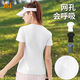 361°新款速干衣短袖女冰絲t恤夏季薄款運動(dòng)上衣跑步健身瑜伽衣服 白色【速干 透氣】 XL