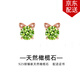 timebetter天然橄欖石銀耳釘女可愛小貓小眾耳環(huán)送證書輕奢晶瑩靚麗橄欖綠 天然橄欖石銀耳釘/主石直徑約5mm 925銀材質(zhì)
