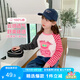 左西女童長袖T恤秋裝2025秋季兒童拼接洋氣女孩休閑女上衣 白色 130