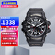 卡西歐（CASIO）G-SHOCK小泥王雙重感應(yīng)雙顯防水男士手表情人節(jié)禮物送男友 GG-1000-1A（保稅直發(fā)）