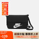耐克（NIKE）男女斜挎包 單肩包手提包拎包旅行包休閑包CW9300-010黑