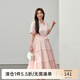 纖莉秀【法式度假風減齡甜美氣質(zhì)連衣裙】大碼女裝胖mm2025夏新款1280 粉色 2XL