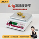 香山電子天平秤0.1g 高精度電子秤克稱(chēng)實(shí)驗(yàn)室分析天平黃金珠寶秤 5kg0.1g配砝碼（請(qǐng)校準(zhǔn)后再使用）