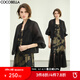 COCOBELLA新中式燈籠袖遮陽(yáng)短外套國(guó)風(fēng)襯衫空調(diào)衫SC3080-2 黑色 S