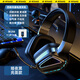 GTMAA柏林之聲游戲耳機頭戴式電競電腦耳機三角洲行動(dòng)fps吃雞聽(tīng)聲辨位電競芯片聲卡7.1聲道無(wú)線(xiàn)藍牙有線(xiàn) 3.5MM【暗夜黑】 四核7.1高保真音效 全指向超清麥克風(fēng)+ENC雙麥降噪