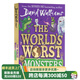 大衛威廉姆斯彩繪版3冊英文原版小說(shuō) The World’S Worst Teachers/Pets/Pets 兒童幽默彩繪版課外閱讀書(shū)籍David Walliams 全世界可怕的怪物