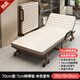 ANZ日本進(jìn)口品質(zhì)折疊床簡易床醫(yī)院陪護(hù)床午休折疊床隱形床辦公室折疊 70cm寬-7cm特厚墊-米色里布 靠