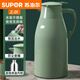 蘇泊爾（SUPOR）保溫壺家用保溫水壺大容量熱水瓶辦公室暖水壺學生宿舍保溫瓶暖瓶 莫蘭迪綠【升級防塵嘴】 2.0L加厚款更保溫【第三天喝熱水