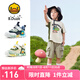 B.Duck小黃鴨童鞋寶寶鞋兒童亮燈鞋男童發(fā)光運(yùn)動(dòng)鞋單網(wǎng)小童帶燈鞋 米綠 26 碼 腳長(zhǎng)15.2-15.7cm