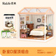 若來超級世界臥室diy小屋拼裝玩具成人積木兒童生日禮物女孩