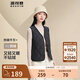波司登（BOSIDENG）【斷碼清倉】輕薄羽絨服女款90絨葫蘆紋輕盈便攜馬甲保暖內(nèi)膽背心 【店長推薦】黑色8056 L 170/92A