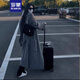 羅蒙（ROMON）大衣外套女秋冬高級感長款毛衣開衫外套加厚慵懶毛衣長款針織開衫 灰色 均碼 -90-140斤