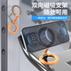 幽浮雙面magsafe磁吸手機支架多功能桌面床頭手機指環(huán)扣磁吸便攜折疊懶人直播ipad平板支架手機架支架 高端雙面magsage磁吸手機支架【玫瑰金】