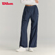 威爾勝（Wilson）秋季女士Airy防曬透氣干爽直筒運動(dòng)網(wǎng)球長(cháng)褲 海軍藍-WW20129532DBC S /165/66A