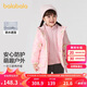巴拉巴拉童裝女童棉服兩件套2024秋冬裝印花連帽外套潮流戶(hù)外208424106003