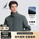 諾帝卡（NAUTICA）【單件直降】男裝春夏款防輕濺水防風(fēng)立領(lǐng)薄夾克外套男JE3101 0BG石灰綠（231） L