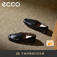 愛(ài)步（ECCO）單鞋女 時(shí)尚潮流百搭職場(chǎng)通勤粗跟方頭皮鞋 型塑290943 黑色29094301001 38