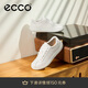 愛(ài)步（ECCO）休閑女鞋 舒適系帶休閑板鞋 柔酷零點(diǎn)女鞋系列220263 白色 37 